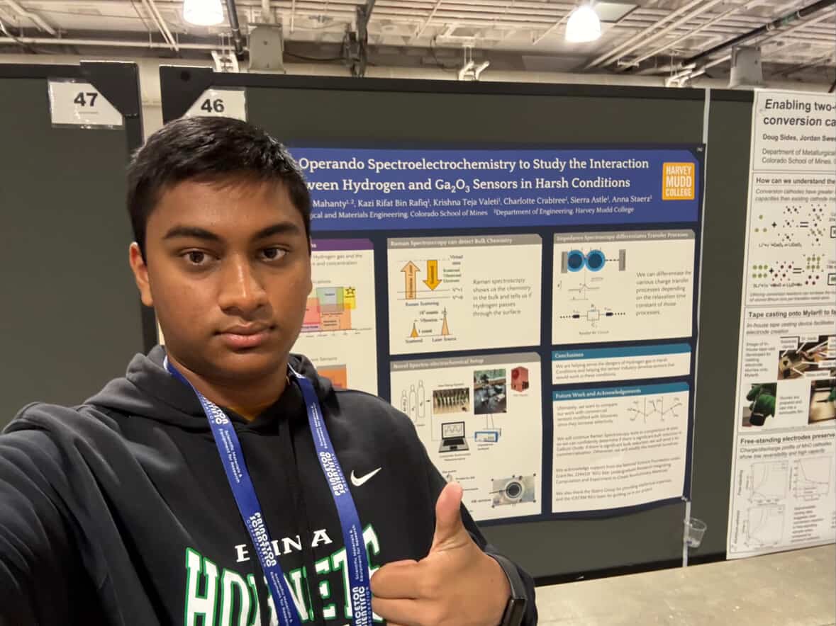 Me (in a super formal fit) at MRS!